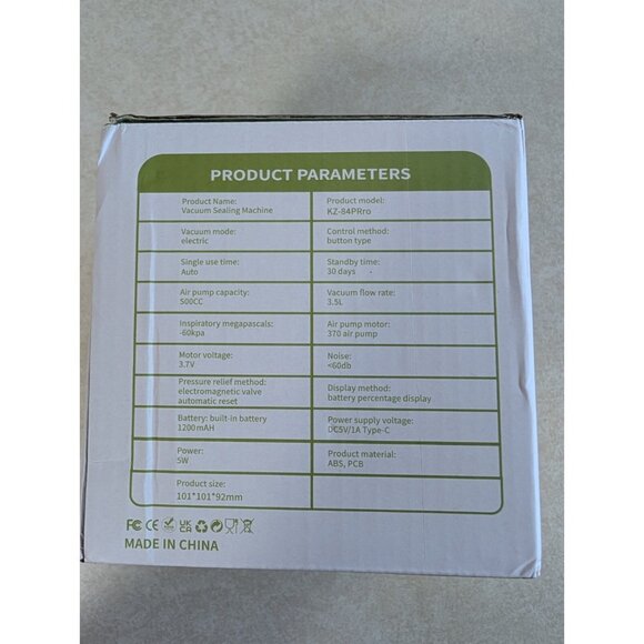 KZ-84Pro Electric Mason Jar Vacuum Sealer – Airtight Food Storage for Mason Jars - Picture 4 of 4